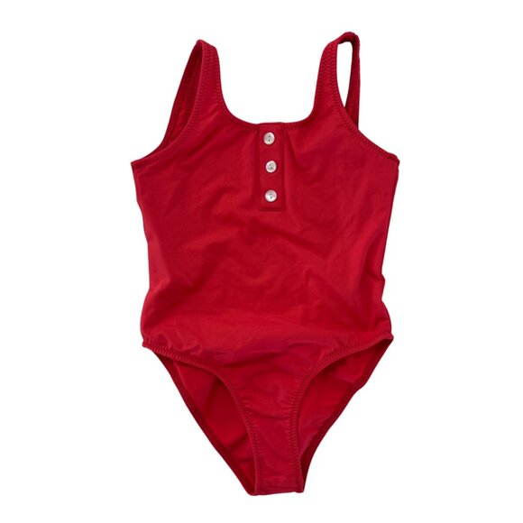 PACIFIC RAINBOW - SWIMMING SUIT 1 PIECE - RED - NEW NO TAG - Picture 2 of 5